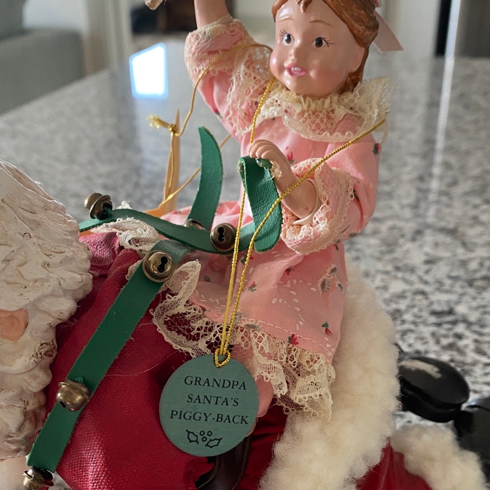 KS Adler Limited Edition Santa and Child Figurine VINTAGE - Picture 10 of 17